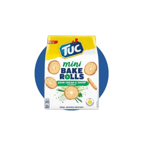 TUC Bake Rolls S. Cream & Onion 150g