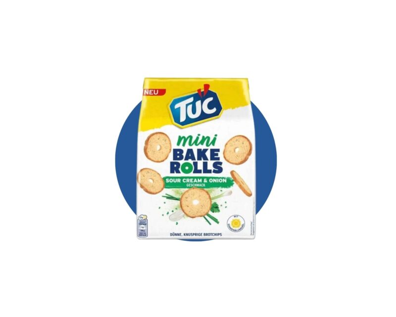 TUC Bake Rolls S. Cream & Onion 150g