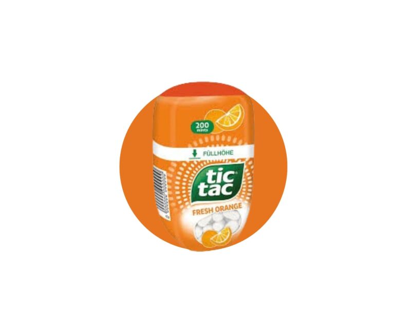 Tic Tac Naranja Fresca 200uds 98g